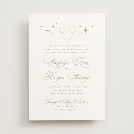 Foil-Pressed Wedding Invitations