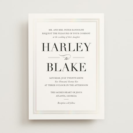 Gloss-Press Wedding Invitations