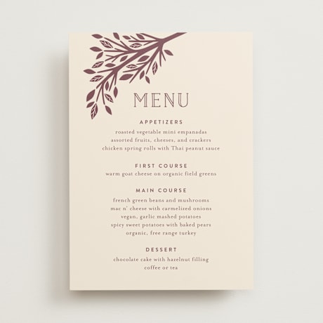 Menus