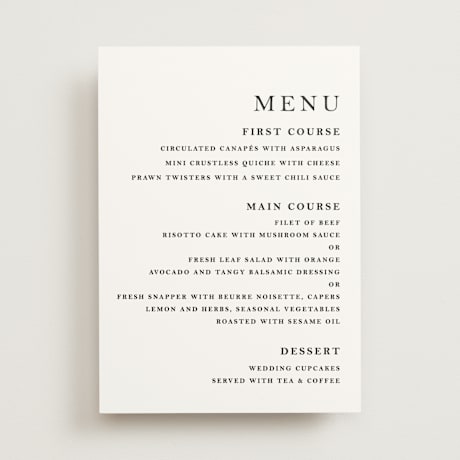 Menus