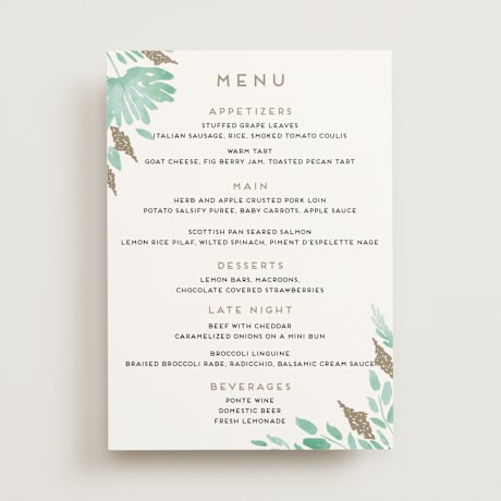 Menus