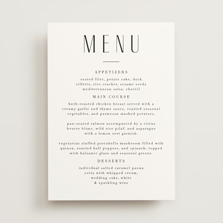 Menus