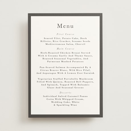 Menus