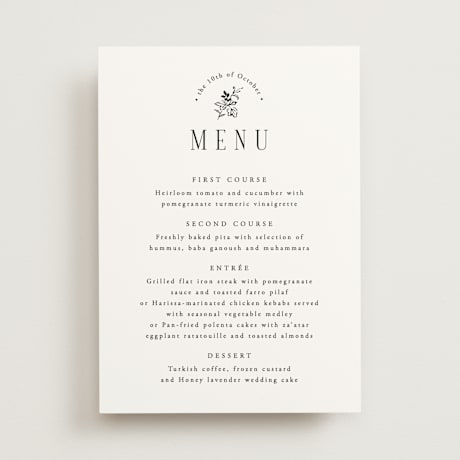 Menus