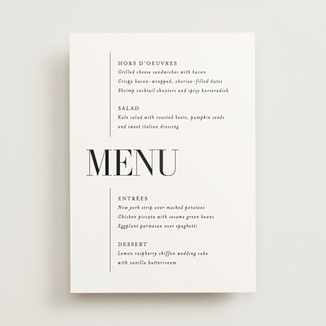 Menus