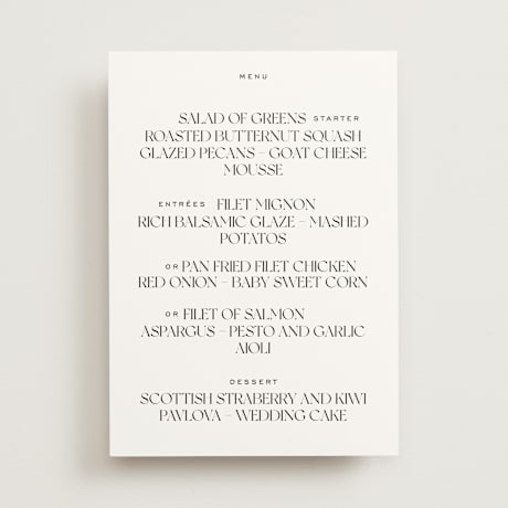 Menus