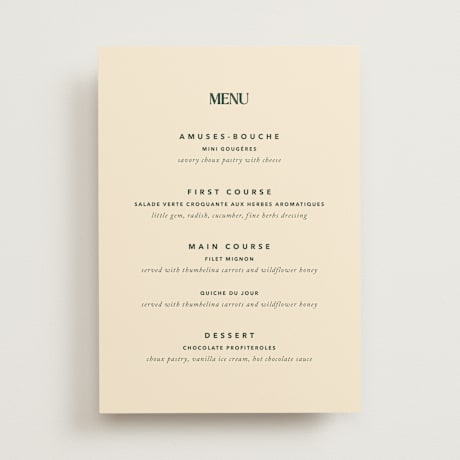 Menus
