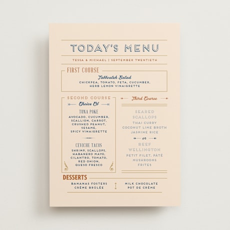 Menus
