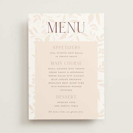 Menus