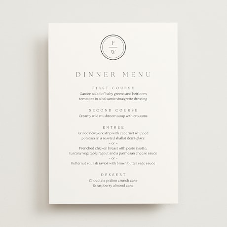 Menus