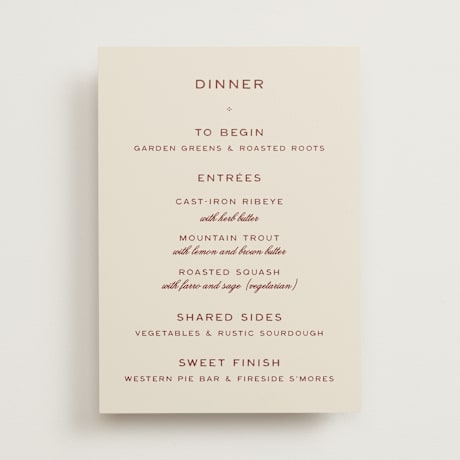 Menus
