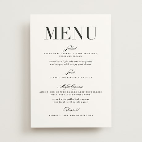 Menus