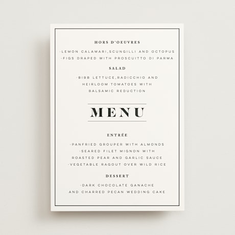Menus