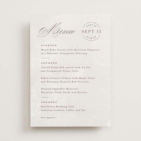 Menus