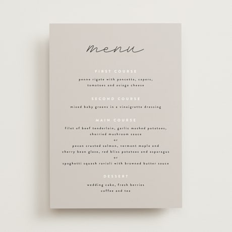 Menus