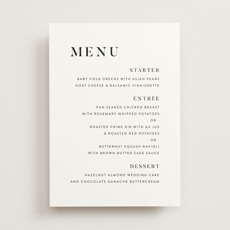 Menus