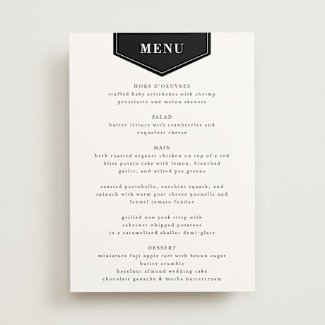 Menus