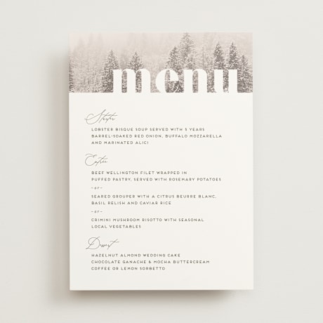 Menus