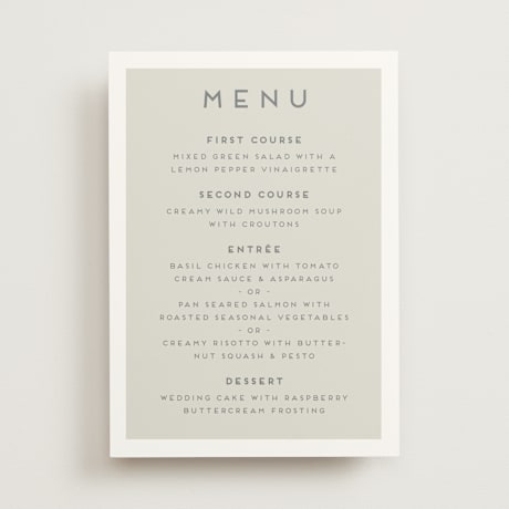 Menus