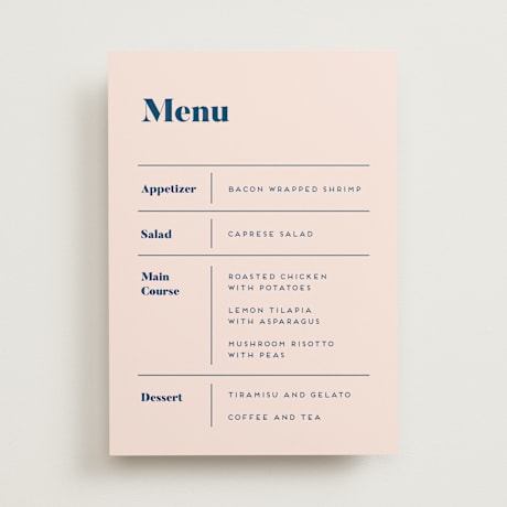 Menus