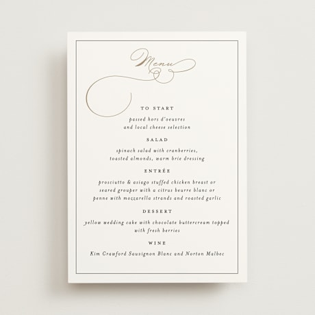 Menus