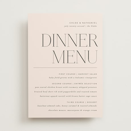 Menus