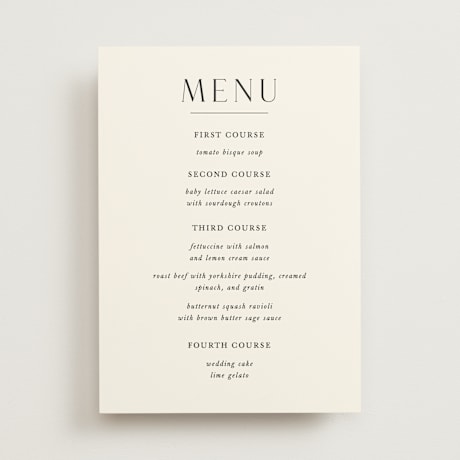 Menus