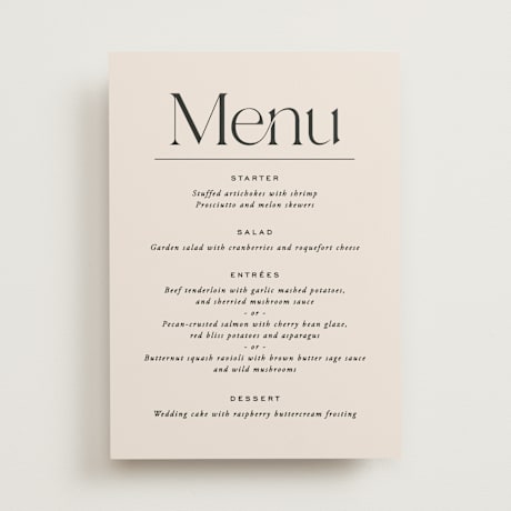 Menus
