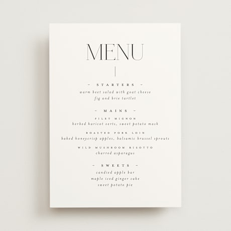 Menus