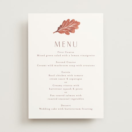 Menus