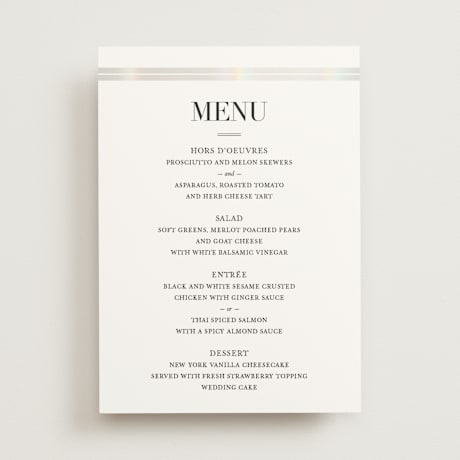 Gloss-Press Menus