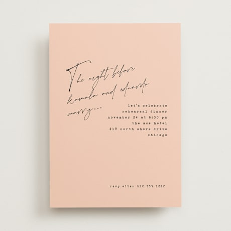 Rehearsal Dinner Invitations