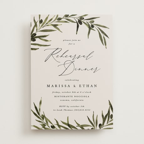 Rehearsal Dinner Invitations