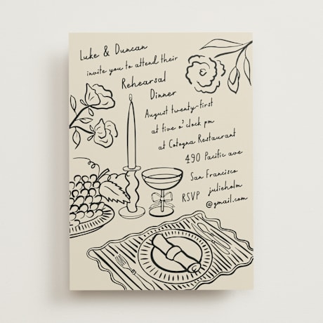 Rehearsal Dinner Invitations