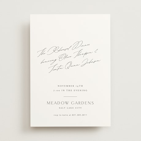 Rehearsal Dinner Invitations