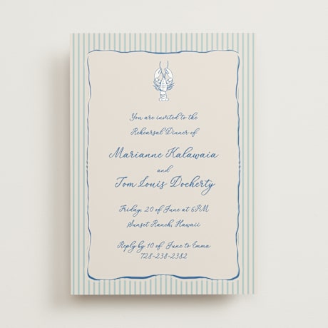 Rehearsal Dinner Invitations