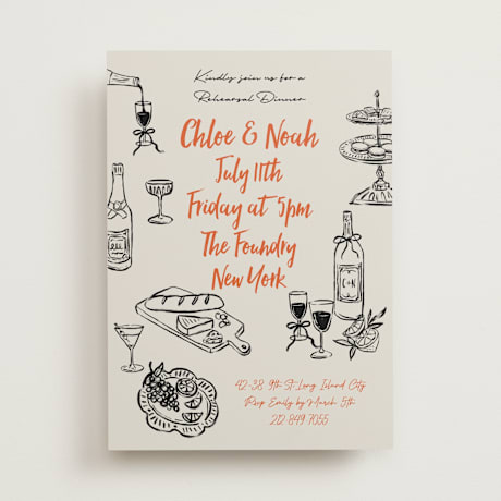 Rehearsal Dinner Invitations