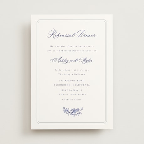 Rehearsal Dinner Invitations