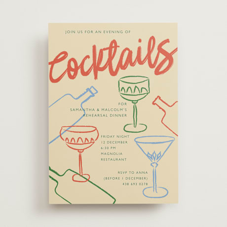 Rehearsal Dinner Invitations