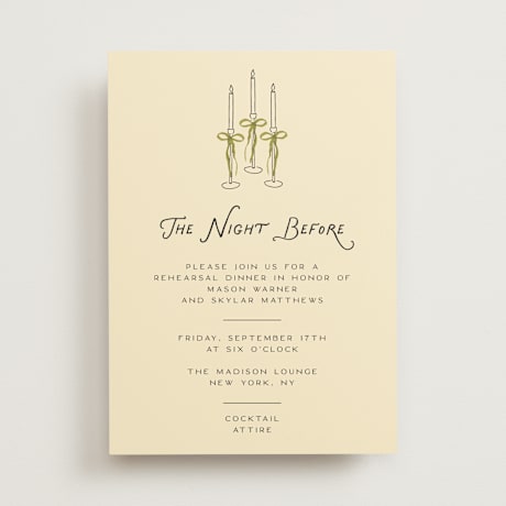 Rehearsal Dinner Invitations