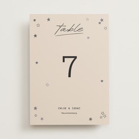 Table Numbers