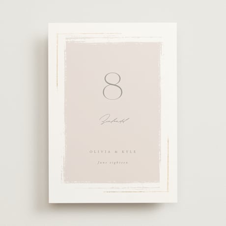 Table Numbers