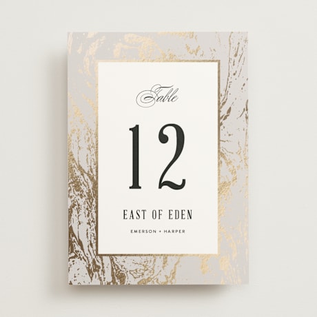 Table Numbers