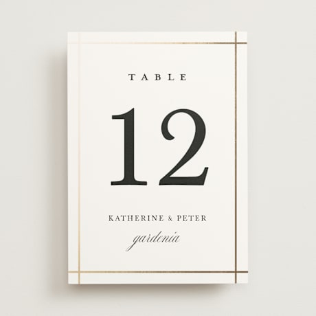 Table Numbers