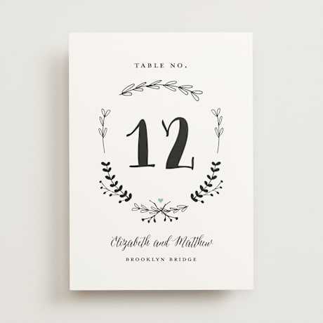 Table Numbers