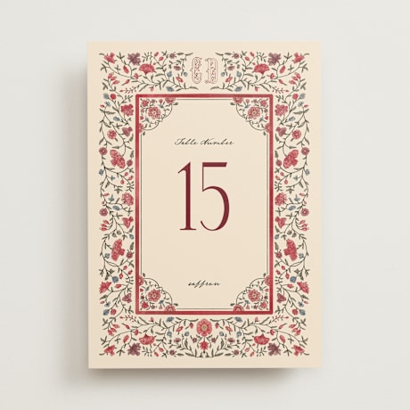 Table Numbers