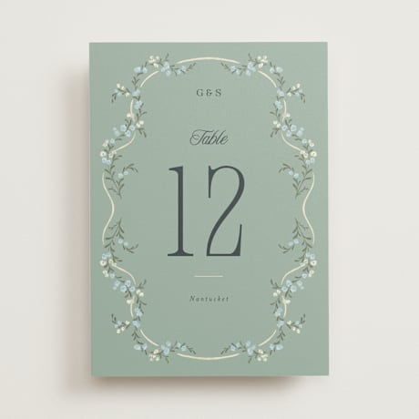 Table Numbers