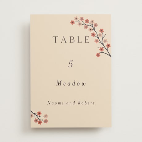 Table Numbers