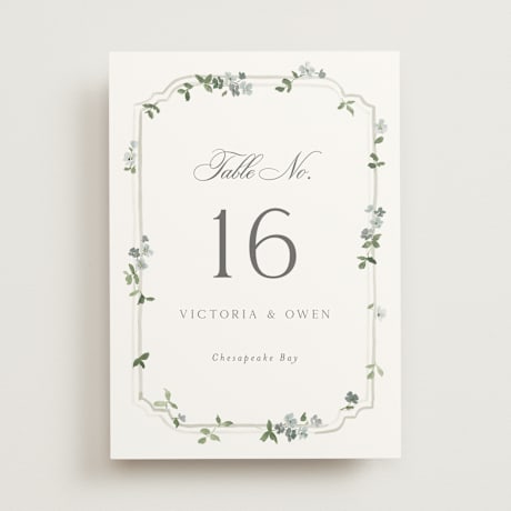 Table Numbers