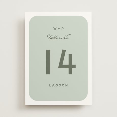 Table Numbers